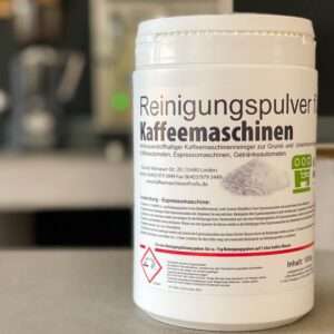 Reinigungspulver für die Brühgruppe E61, für alle Espresso- und Siebträgermaschinen.