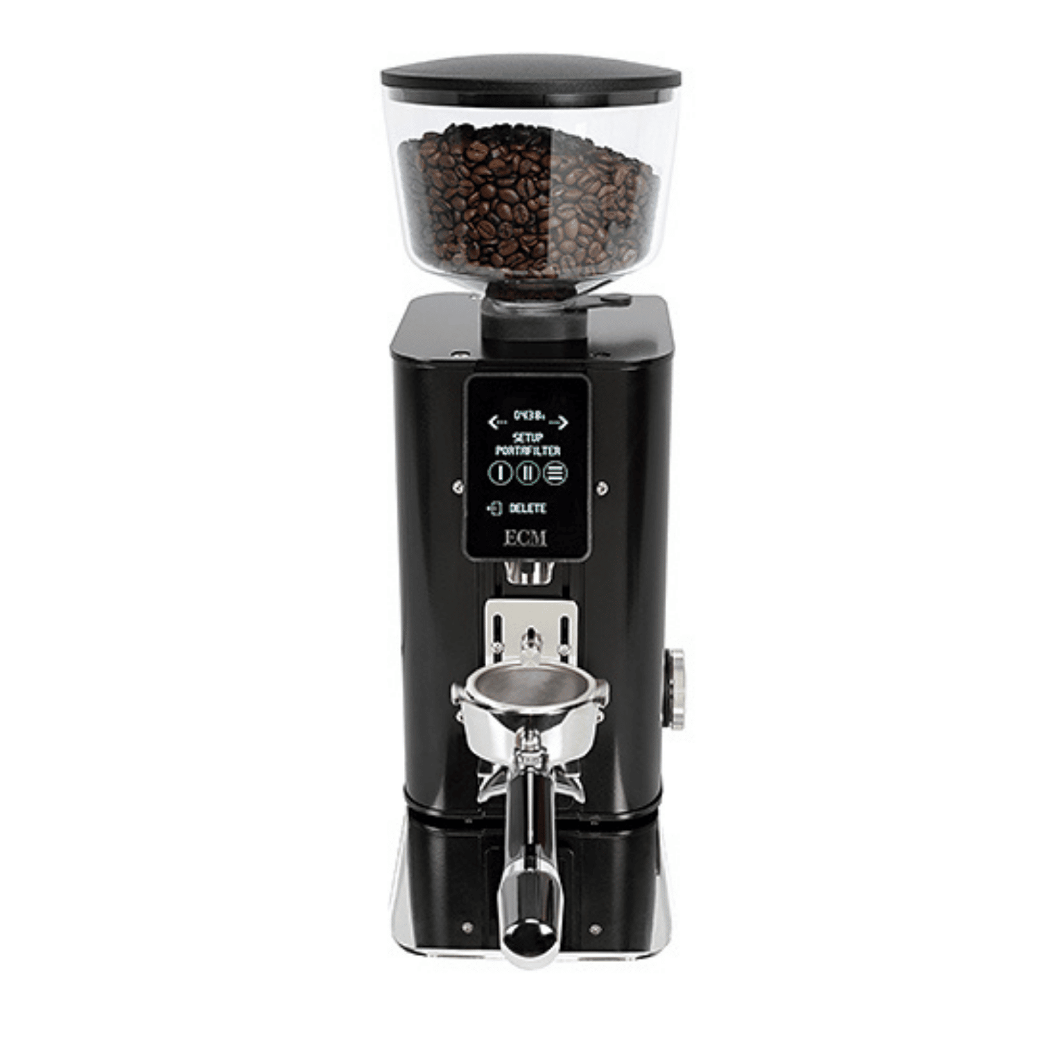 ECM Exacto Mühle schwarz, Frontalaufnahme